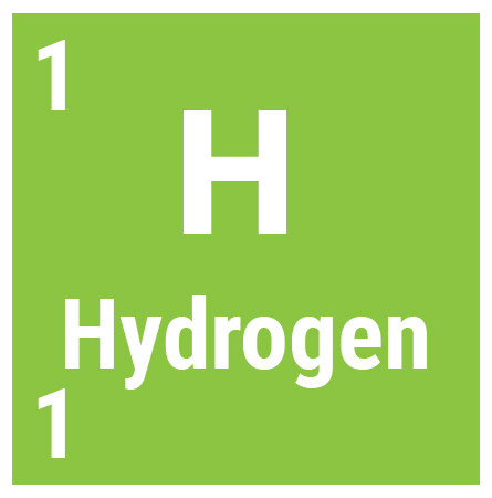 Hydrogen has mass number is one meaning the relative mass is one